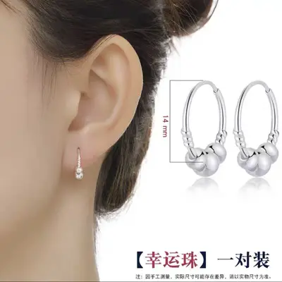 S999-Silber-Zirkonia-Ohrringe, minimalistisches Design - 9
