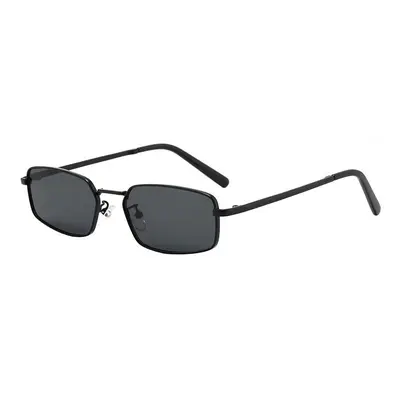 Herren-Sonnenbrille im Old-Money-Stil, kleiner eckiger Rahmen - 7