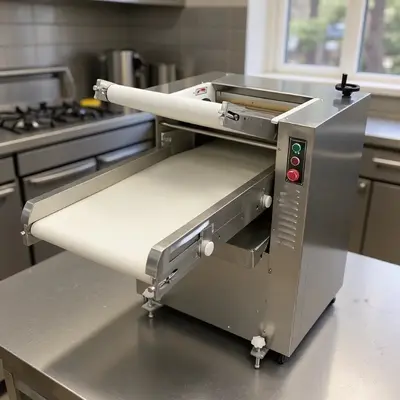 Commercial fully automatic dough press machine, large capacity
