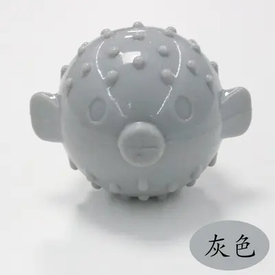 厂家现货宠物河豚玩具TPR狗狗磨牙健齿互动 刺球小鱼啃咬玩具 - 9