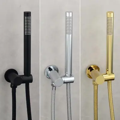 Cross-border 304 concealed shower set hotel bathroom toilet wall-mounted bathroom handheld shower set