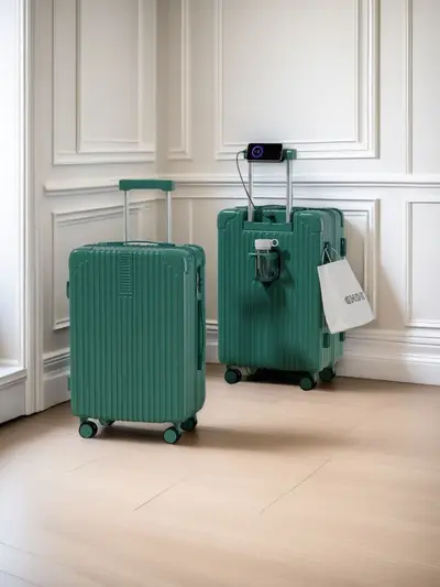 Stille universelle Räder neuer Stil doppelter Koffer, 20-Zoll-Handgepäck, große Kapazität Räder Reisetasche, verschlüsselter 26-Zoll-Hochzeitskoffer.