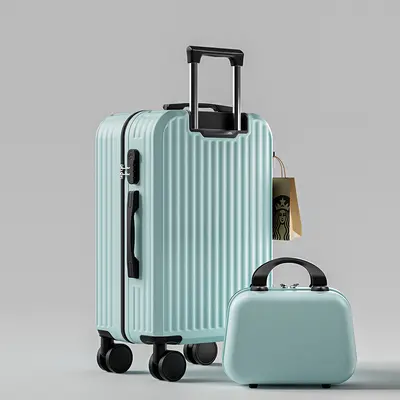 2025 Korean style wheeled luggage, stylish, sturdy and durable suitcase, universal silent wheels, coded box for male and female students - 11