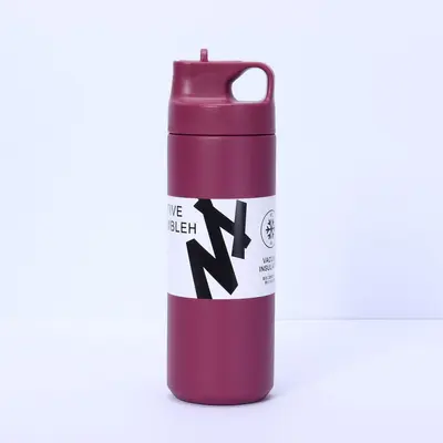 Stainless steel sports water bottle wide-mouth large capacity - 9