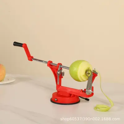 Apple Peeler 3-in-1, Automatic Core Remover and Slicer, Hand-crank - 3