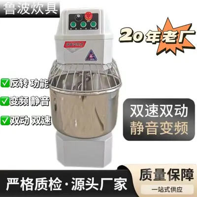Commercial dough kneader stainless steel, 30-130 litre, dual speed - 2