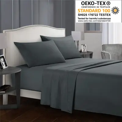 Weiou cross-border home textile Amazon eBay sheets and fitted sheets export plain printed four-piece sheet set
