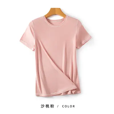 Silk and Lyocell Blend T-Shirt, Antibacterial, Breathable - 8