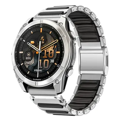 Titanium Watch Band for Garmin Fenix 8, Magnetic Buckle, 22/26 mm - 9