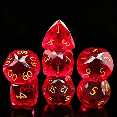 D20 D6 Polyhedral Dice Set for Dungeons and Dragons
