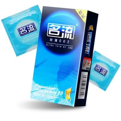 Mingliu Ultra-Thin Lubricated Dotted Ribbed Condom 002
