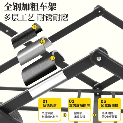 Foldable Portable Market Stall Cart, Large Multifunctional Hand Trolley