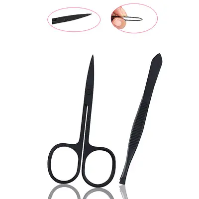 7-piece nail care set, black - 5