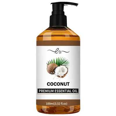 Plant Lavender Aromatherapy Body Bath and Massage Oil, Essential Oil with Ginger and Cocon