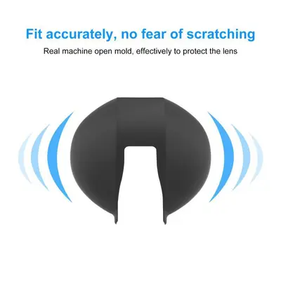 Invisible Waterproof Case for Insta360 X5 Panoramic Camera, Silicone Lens Protective Cover - 5