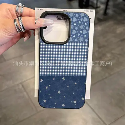 Plaid Phone Case for iPhone 16 Pro Max