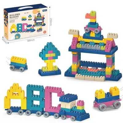 Portable Gift Box] DIY Buildable Particle Building Blocks Educational Toys for Children Wholesale Cross-border Amazon - 11