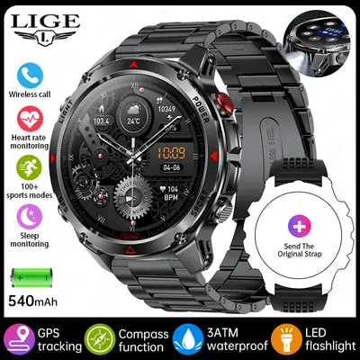 HT37 Smartwatch with Bluetooth Calling, GPS and Waterproof Design - 11