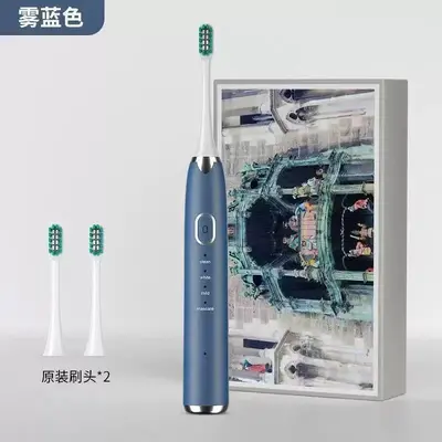 厂家批发智能软毛声波电动牙刷充电款磁悬浮電動牙刷成人款礼品装 - 10