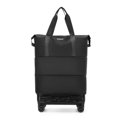 Travel luggage with pull rod and wheels, foldable, expandable capacity - 8