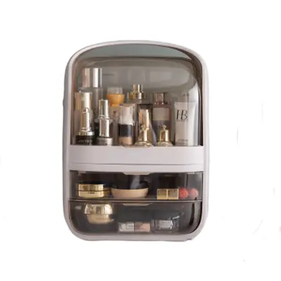 Makeup-Organizer großes Fassungsvermögen Staubschutz Schminktisch