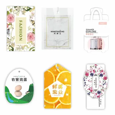 Individuell gestaltete hochwertige Bekleidungs-Hangtags