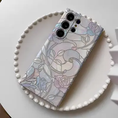 Samsung S26 Ultra abstract line floral hard shell case