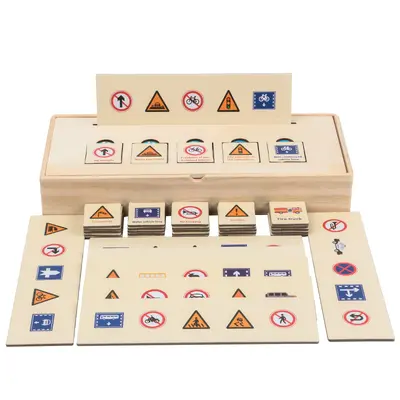 Montessori Wooden Light Matching Educational Toy
