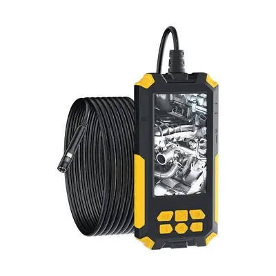 5MP industrial endoscope with screen dual lens inspection camera - 5