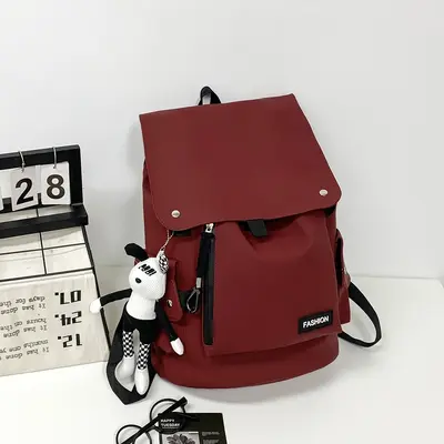 New Large Capacity Casual Backpack Women's Japanese Style Student School Bag Cross-Border Backpack Customizable - 8