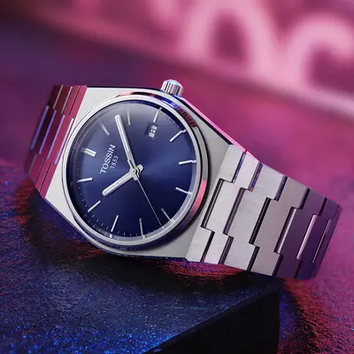 Tossin1853 Men's Quartz Watch Ultra-thin Waterproof