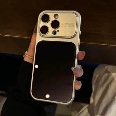 Apple iPhone 18 Pro Max Uyumlu Telefon Kılıfı, 3D Kontrast Renk, Büyük Pencereli, Darbeye - 9