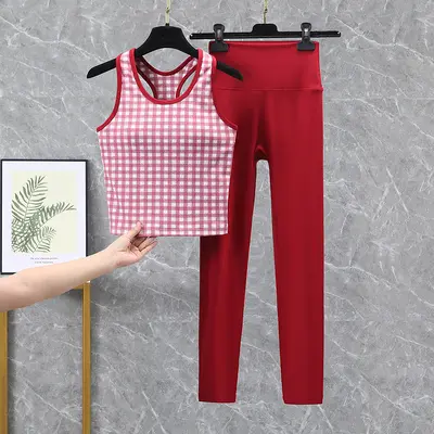 Printed Women's Yoga Set 2026 with Tunic Top for Fitness - 13