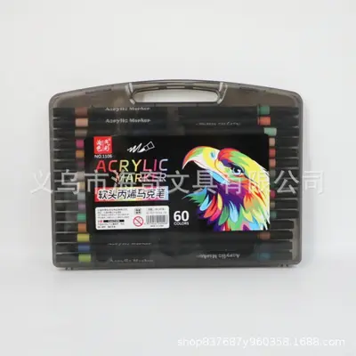 Acryl-Marker-Set weiche Spitze wasserlöslich - 11