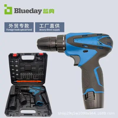 Home-type rechargeable lithium impact drill electric screwdriver