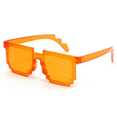 Mosaic Pixel Party Sunglasses, Black, Personalizable - 9