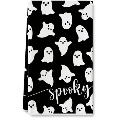 Halloween-Geschirrtuch, saugfähig, als Geschenktuch - 7
