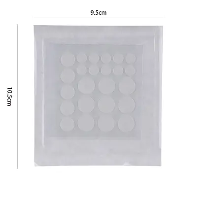Hydrocolloid Acne Patches, Irregular Shape, 24 Pcs, Invisible