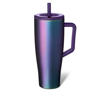 BRUMATE Thermobecher aus 304 Edelstahl mit Strohhalm und Griff - 13