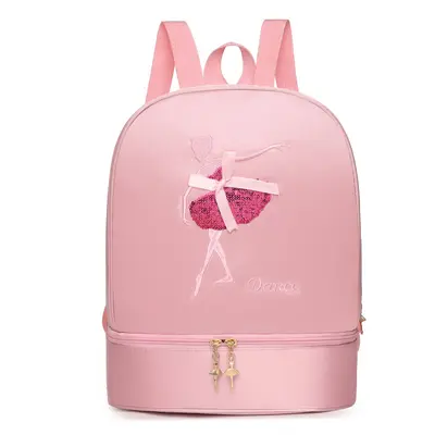 Children's Dance Backpack with Separate Shoe Compartment - 6