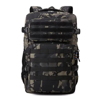 Camouflage Mountaineering Backpack Large Capacity Multifunctional Outdoor Bag - 8