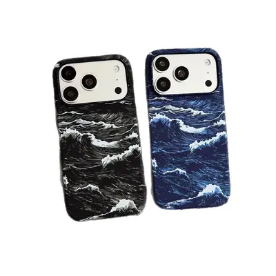 适用iPhone18Promax凯夫拉纹磁吸手机壳苹果17碳纤维纹半包保护套 - 6