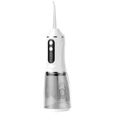3 kademeli taşınabilir diş duşu 380 ml, ev tipi elektrikli ağız bakım cihazı