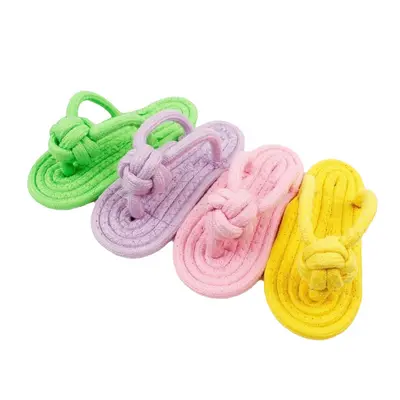 Plush Squeaky Slipper Dog Toy, Chew and Boredom Relief, Small to Large Breeds - 4