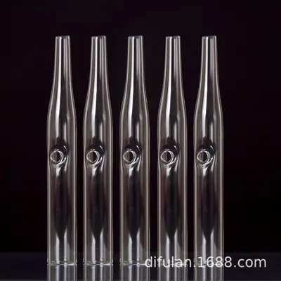Blackhead Suction Glass Tubes, Round, Flat and Gourd Shaped - 2