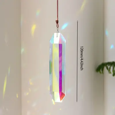 Crystal Prism Sun Catcher Window Hanging with Rainbow Light Effects - 7
