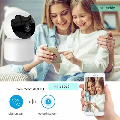WiFi akıllı kamera, 360 derece, gece görüşü