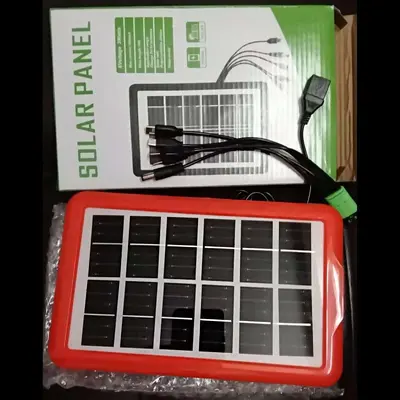 Polycrystalline Solar Panel 6V 3W with Battery Charging Function - 12