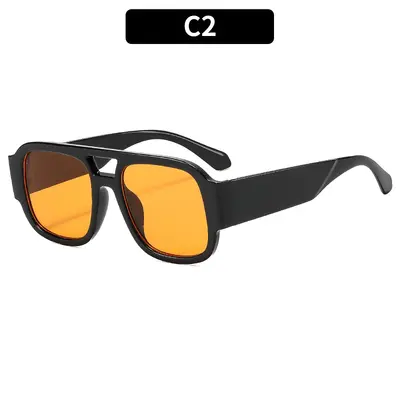 Men's and Women's Classic Double-Bridge Sunglasses, UV Protection, Driving - 7