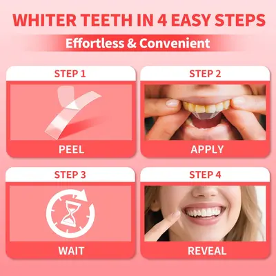 Teeth Whitening Strips for Daily Care, Deep Stain and Yellowing Removal - 2